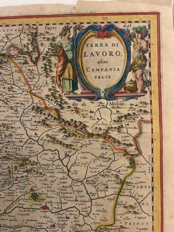 Italië - Campania //Golf van Gaeta, Napels, Caserta, Capua,, Boeken, Atlassen en Landkaarten, Nieuw