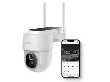 FlinQ Slimme Beveiligingscamera Dome Guard - Oplaadbaar via, Audio, Tv en Foto, Videobewaking, Verzenden, Nieuw