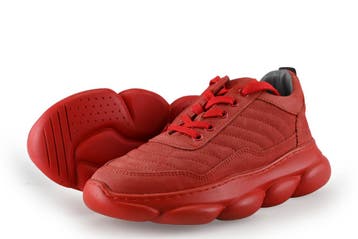 Red-Rag Sneakers in maat 37 Rood, Kleding | Dames, Schoenen, Verzenden, Sneakers of Gympen, Zo goed als nieuw, Rood