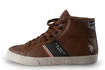 Polo Ralph Lauren Hoge sneakers in maat 43 Bruin, Kleding | Heren, Schoenen, Bruin, Verzenden, Polo Ralph Lauren, Sneakers of Gympen