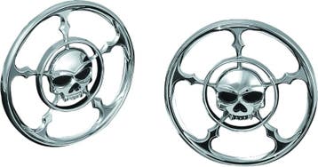 Kuryakyn Zombie Speaker Grills Chrome, Ophalen of Verzenden, Nieuw