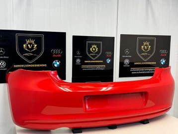 VW Polo 6R bj.2010 achterbumper kleur rood (LP3G) 6R6807421, Gebruikt, Achter, Volkswagen, Bumper