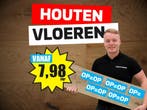 MEGA FABRIEKSLEEGVERKOOP! HOUTEN VLOEREN VANAF €7,98 pm²!, Parket, Nieuw, Ophalen of Verzenden, 10 tot 30 cm