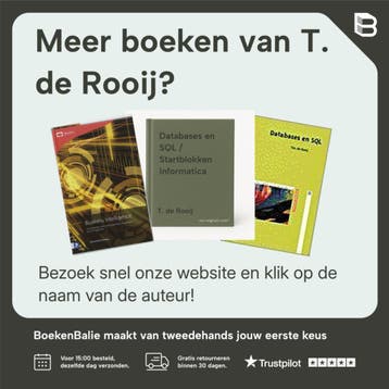 Databases en SQL 9789039526170 T. de Rooij, Verzenden, Gelezen, T. de Rooij