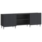 vidaXL TV-kast Zwart 150 x 31 x 52 cm Bewerkt hout, Minder dan 50 cm, Verzenden, Nieuw, Minder dan 100 cm