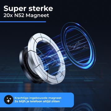 2dekans | Carme MagSafe Telefoonhouder - Zwart, Ophalen of Verzenden, Zo goed als nieuw