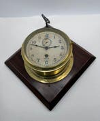 Scheepsklok - Antiek Hout, Glas, Brons, Messing - 1910-1920