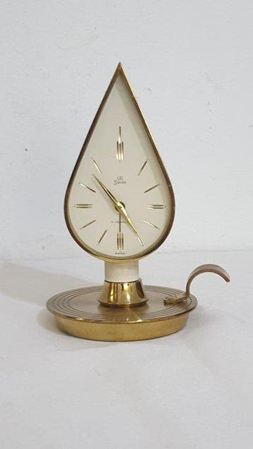 Tafel/bureauklokken - Messing - 1950-1960 - Swiza Vintage, Antiek en Kunst