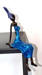 Derme Abdoulaye - sculptuur, Sculpture en bronze –, Antiek en Kunst