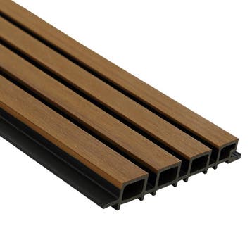 Premium 5G Composiet Gevelbekleding | Oak &amp; Teak Black, Ophalen of Verzenden, Nieuw, Overige materialen, 20 tot 50 mm