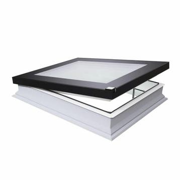Fakro elektrisch platdakraam triple glas DEF DU6 100x100 cm, Verzenden, Nieuw