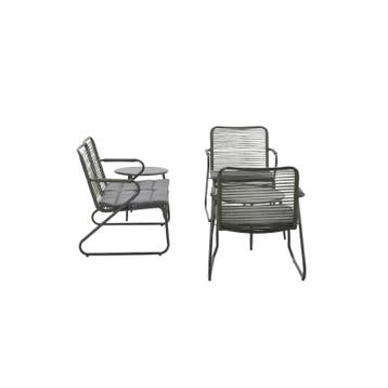Garden Impressions Mason loungeset 5-delig, mos groen -, Nieuw