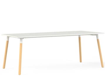 Corner vergadertafel, 240x100cm, Huis en Inrichting, Tafels | Eettafels, Ophalen of Verzenden, Nieuw