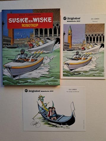 Suske en Wiske - Robotkop - Luxe fluwelen HC met extra, Nieuw
