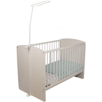 Tega Baby Wit Piekstok & Sluierstandaard met Klembevestiging, Verzenden, Nieuw