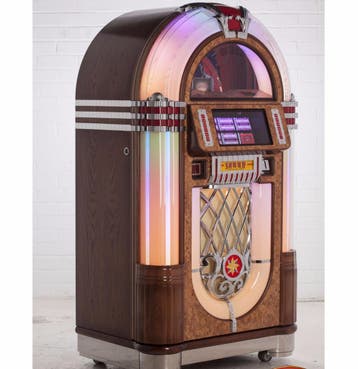 1015 Vinyl 45 Classic Jukebox SL45 - Medium Oak, Ophalen, Gebruikt