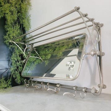 Art Deco, Jugendstil, Wandkapstop Met Facet Geslepen