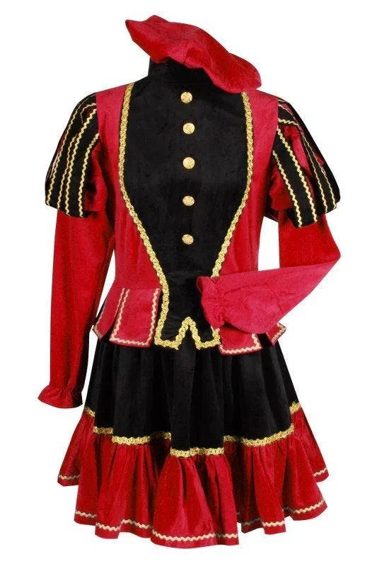 Dames Pietenpak Lucia Rood - XS, Diversen, Sinterklaas, Verzenden