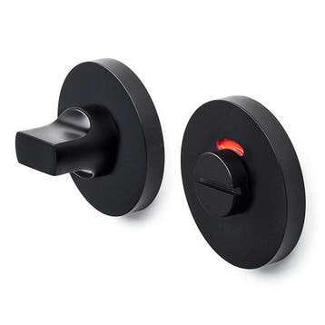 Deurbeslag | Wc-sluiting | Impresso (Aluminium, Zwart), Verzenden, Nieuw