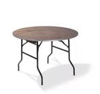 Diner Tafel Hout Rond | Ø122x(h)76cm | Hout-Zwat, Verzenden, Nieuw in verpakking