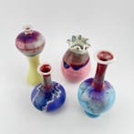 Kyo-yaki - Copper-Red & Flambé Drip Glazes in Pastel Tones -, Antiek en Kunst