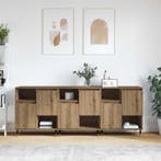 vidaXL Dressoirs 3 pcs Artisan Eiken, Verzenden, Nieuw, Overige houtsoorten, Minder dan 50 cm