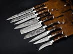 Japanese Style Kitchen Knife SET With Leather BAG Included -