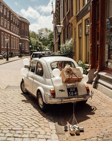 Fiat 500 oldtimer trouwauto huren