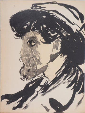 Kees Van Dongen (1877-1968) - Portrait dhomme :