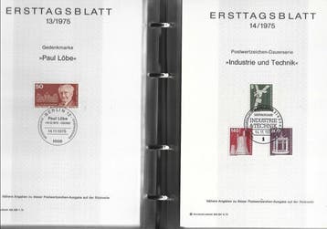 Wereld 1875/1985 - Vier indrukwekkende waardevolle, Gestempeld
