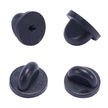 Fako Bijoux - 10 Rubberen Pin Backs - Vlinder Clutch, Verzenden, Nieuw