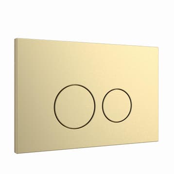 Bedieningspaneel Flat mat goud geborsteld rvs, Verzenden, Nieuw