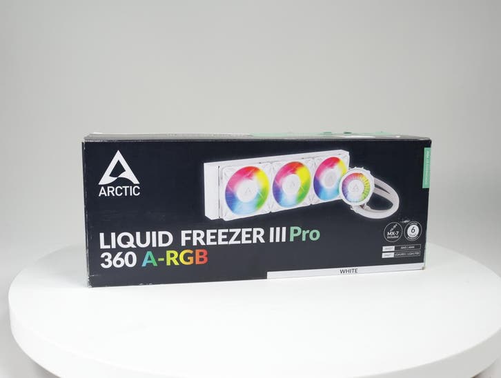 [RETOURDEAL] Arctic Liquid Freezer III Pro 360 A-RGB Wit ..., Computers en Software, Computerkoelers, Ophalen of Verzenden