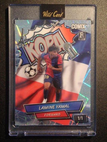 2024 Wild Card KOPA Trophy Lamine Yamal Foil, Enige, Nieuw