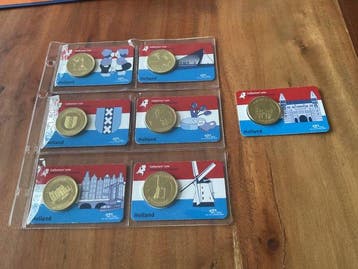 Nederland. 7 coincards. Complete serie. (Zonder