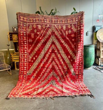 Marokkaans Beni Mguild-tapijt vintage – handgemaakt wollen, Nieuw