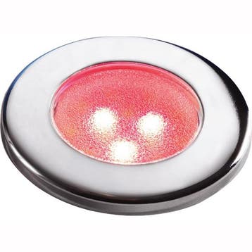 Båtsystem Corona Inbouwspot LED IP65 Rood/Wit 8-30 Volt-RVS, Ophalen of Verzenden, Nieuw