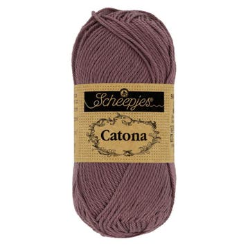 Scheepjes Catona - 10g - 526 Ashes - Haakgaren / Breigaren, Ophalen of Verzenden, Nieuw, Breien of Haken, Wol of Garen