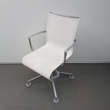 Alias Meetingframe design stoel - netweave witte stof, Huis en Inrichting, Stoelen, Ophalen of Verzenden, Nieuw