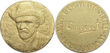Bronze-medaille 1973 Personenmedaille Gogh, Vincent van 1..., Verzenden