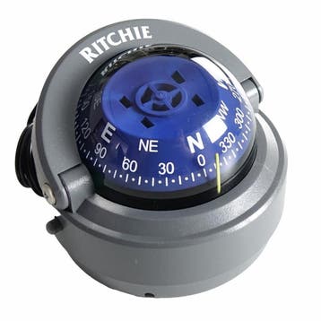 Opbouwkompas Ritchie Explorer S-53G 70 mm Roos Grijs, Watersport en Boten, Ophalen of Verzenden, Nieuw