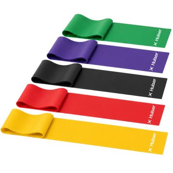 Lange weerstandsbanden set 200 cm – 5-delig – 4,5-27 kg, Verzenden, Nieuw