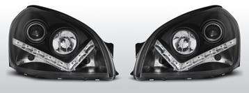 Koplampen LED DRL | geschikt voor Hyundai Tucson 2004-2010 |, Verzenden, Nieuw, Hyundai