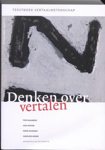 Denken over vertalen 9789460040467, Verzenden, Zo goed als nieuw