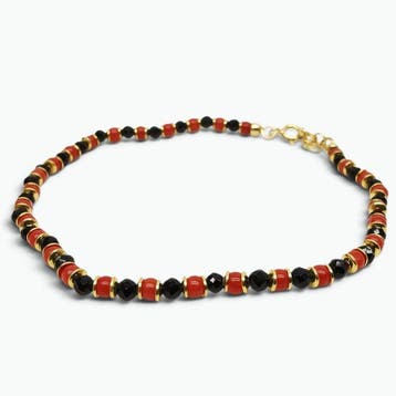 Koraal - Zilver - Armband - handgemaakt, Antiek en Kunst, Curiosa en Brocante