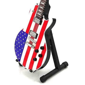 Miniatuur replica Gibson Les Paul gitaar Joe Perry Aerosmith, Ophalen of Verzenden, Nieuw, Pop, Beeldje of Miniatuur