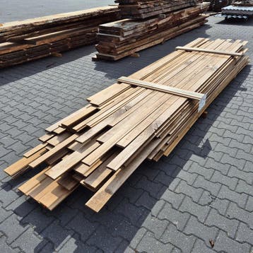 Mix Partij Thermo Frake/Ayous/Vuren 3600-4600x65-140x18-20mm, Doe-het-zelf en Verbouw, Platen en Panelen, Ophalen of Verzenden