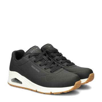 Skechers Street Uno lage sneakers voor dames in het Zwart, Skechers, Verzenden, Zwart, Nieuw