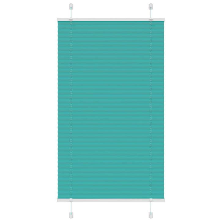 vidaXL Plissé rolgordijn 80x100 cm stofbreedte 79,4 cm, Huis en Inrichting, Stoffering | Gordijnen en Lamellen, Groen, Nieuw, Verzenden