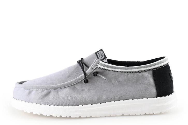 HEY DUDE Instappers in maat 47 Grijs, Kleding | Heren, Schoenen, Overige kleuren, Zo goed als nieuw, Overige typen, Verzenden